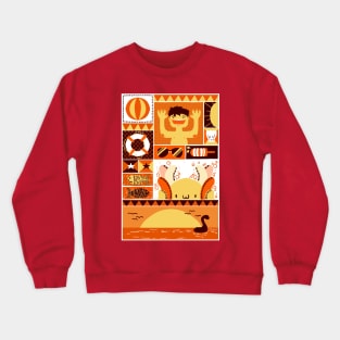 Summer Square Crewneck Sweatshirt